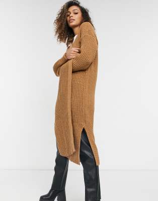 camel maxi cardigan