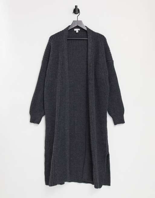 Charcoal Maxi Cardigan