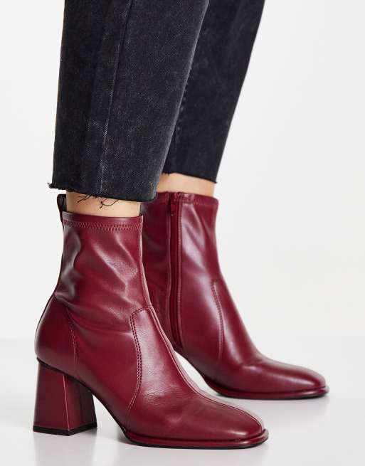 Topshop red hot sale boots