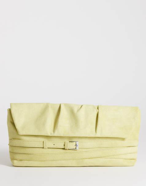 Topshop - Meadow - Pochette oversize à bandoulière - Chartreuse - view 1
