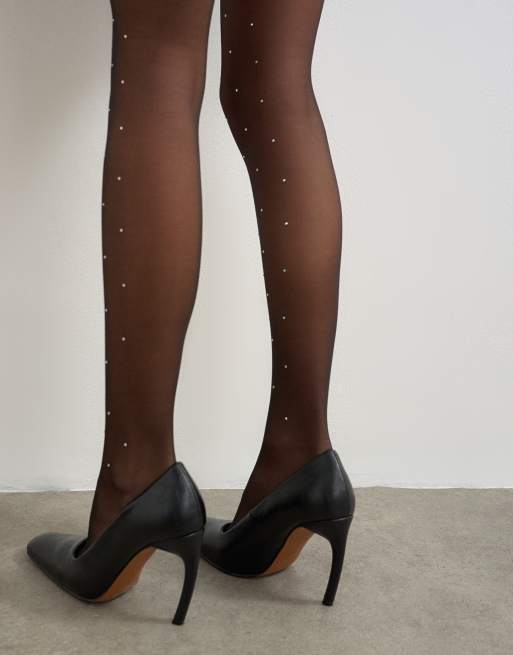 Topshop medias con strass negras, 3 de 3