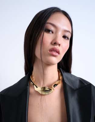 Topshop Topshop Megan statement necklace in gold