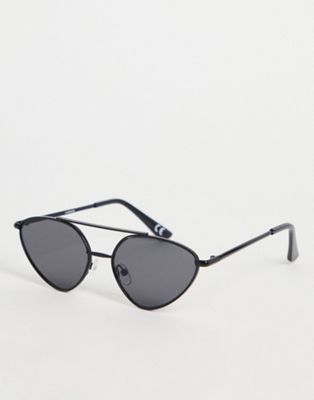Topshop metal cateye sunglasses with brow bar