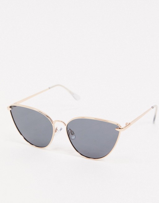 Topshop metal rim cat eye sunglasses