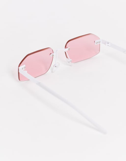 Topshop metal square sunglasses , 2 of 4