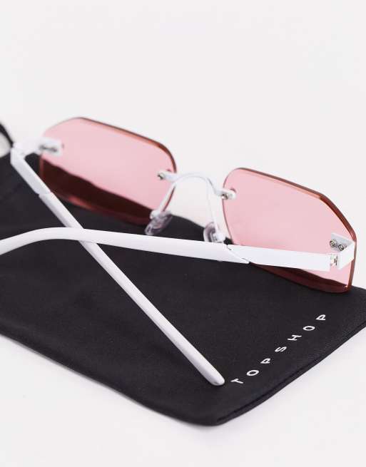 Topshop metal square sunglasses , 4 of 4