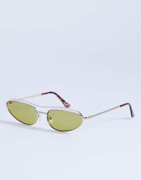 Topshop - Mexico - Guldfarvede solbriller med metalstel - view 1