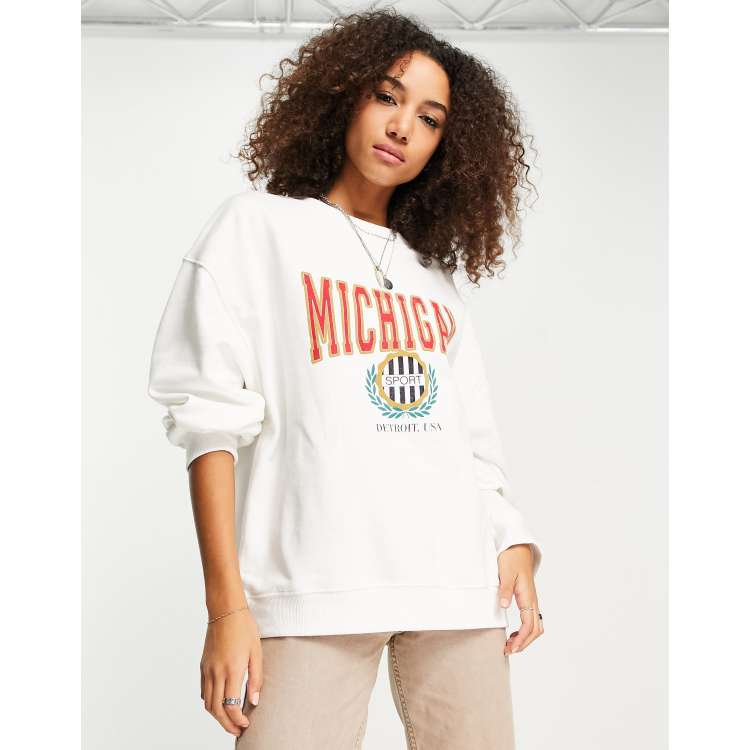 Michigan sweatshirt online missguided