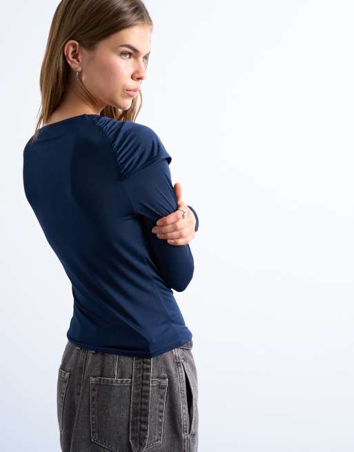 【0-1ippy】NAPTIME FW23ストール NAVY Lululemon Time To Sweat Crop *23