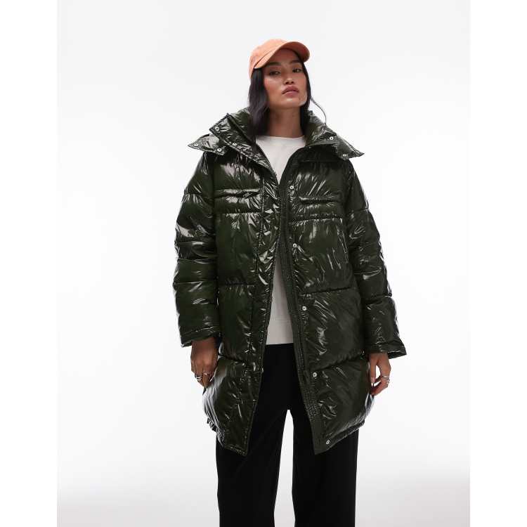 Black puffer jacket topshop clearance