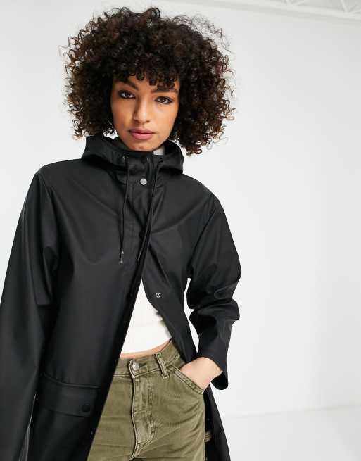 Hooded rain mac clearance topshop