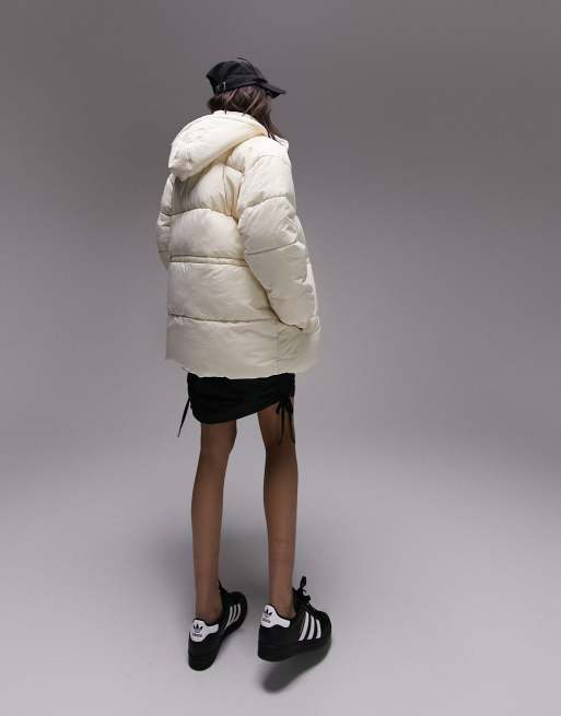 Topshop womens puffer clearance jacket