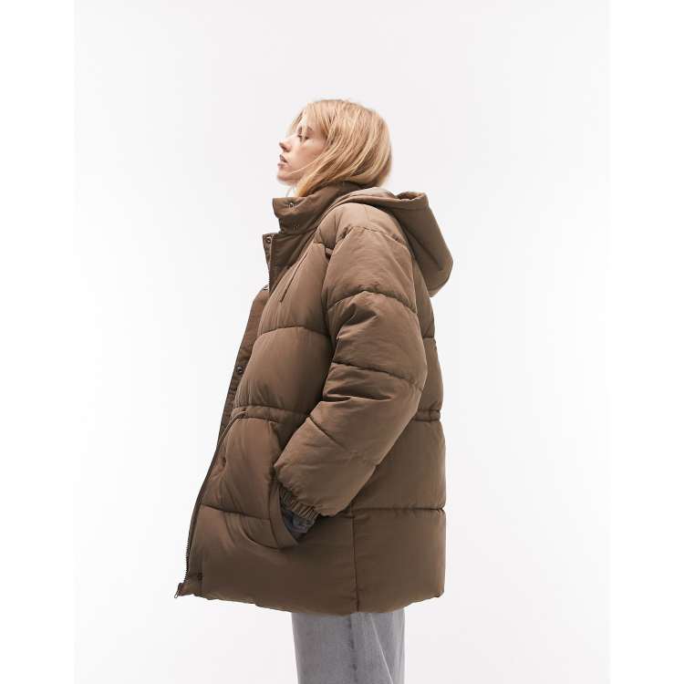 Topshop padded sale coat