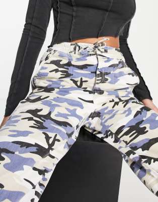 dark blue camo pants womens