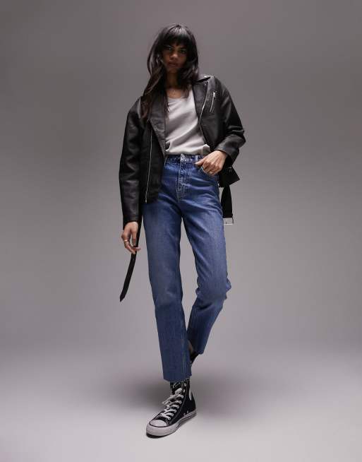 Topshop straight 2024 leg jean