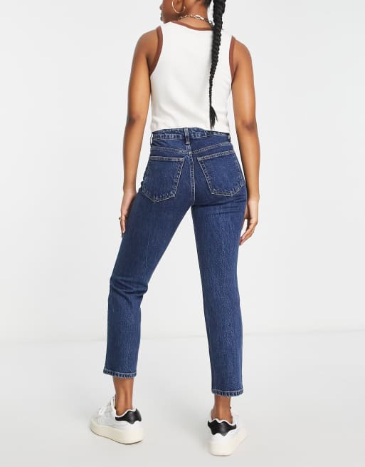 Topshop high waisted clearance straight leg jeans