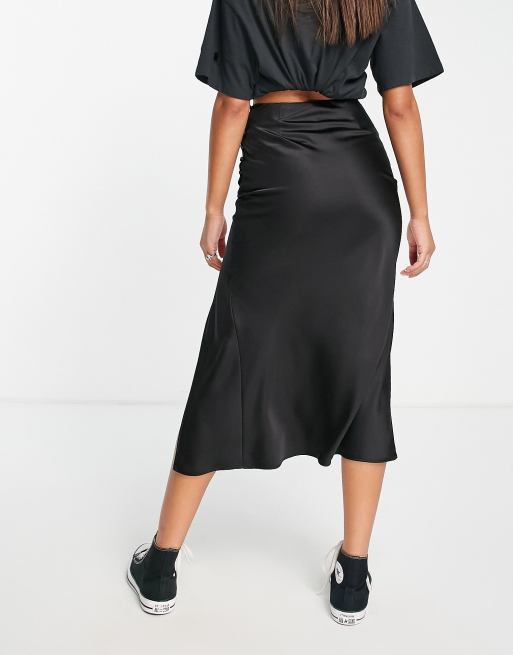 Satin slip 2025 skirt topshop