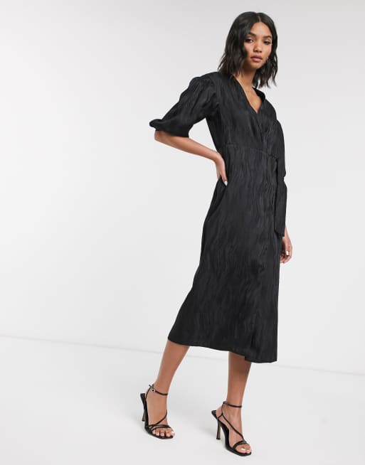 Topshop midi 2025 wrap dress