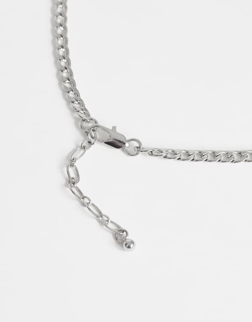 Topshop Miles collier ras-du-cou statement argenté, 3 de 4