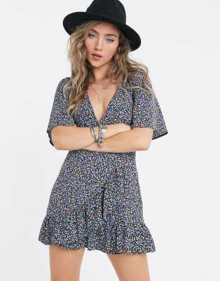 topshop ditsy dress