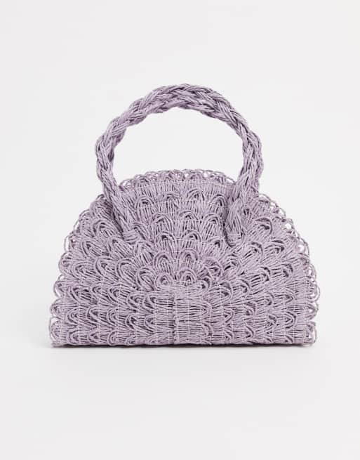 mini grab bag in lilac ASOS