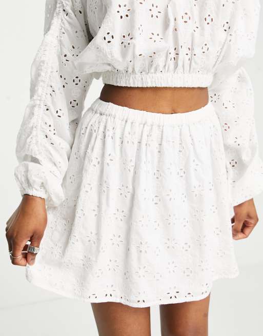 Jupe broderie anglaise clearance femme