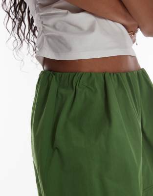 Topshop Mini Poplin Skirt