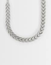 Topshop Molly arrow necklace in silver