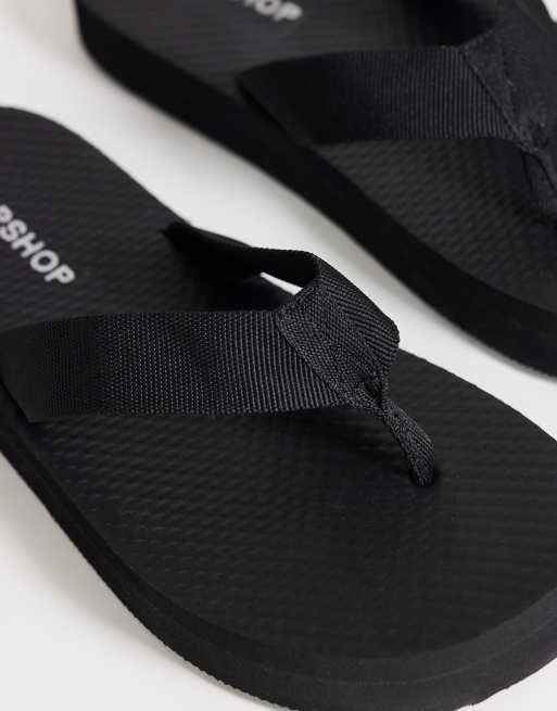 Topshop – Molly – Svarta sandaler med tårem, 3 av 4