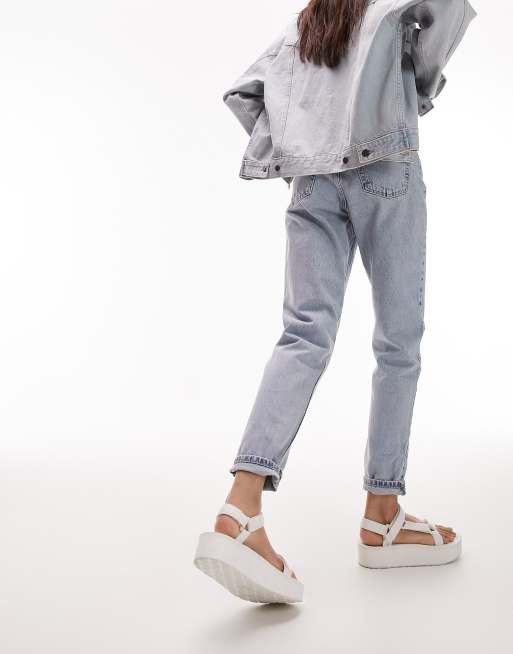 Topshop Mom jean in bleach | ASOS