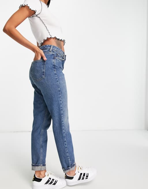 Rich blue mom jeans 2024 topshop