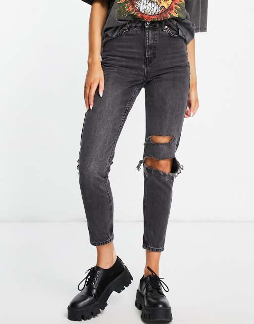 Topshop ripped best sale knee jeans