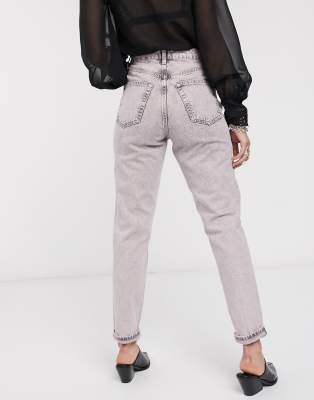 topshop pink mom jeans