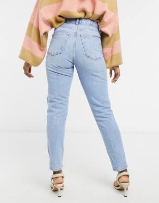 topshop light blue mom jeans