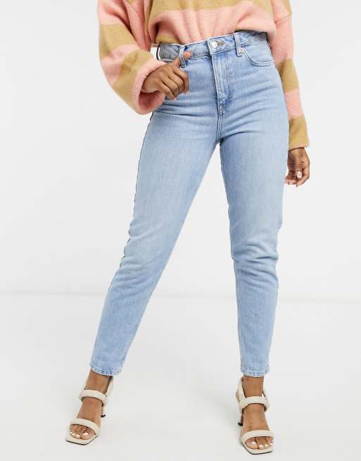 Topshop bleach mom store jeans