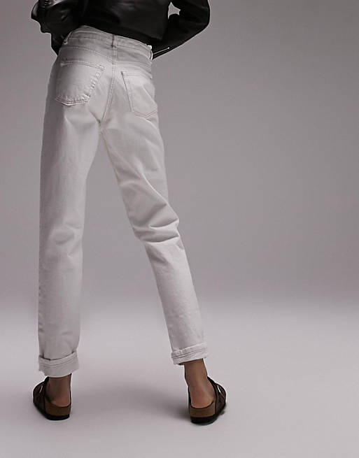  Topshop Mom organic cotton jean in off white 