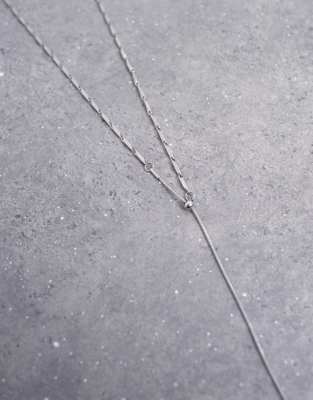 Topshop Morgan Stainless Steel Twisted Long Chain Necklace In Gold