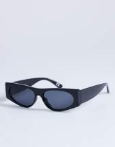 Topshop Mykonos cat eye sunglasses in black