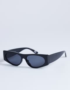 Mykonos cat eye sunglasses in black