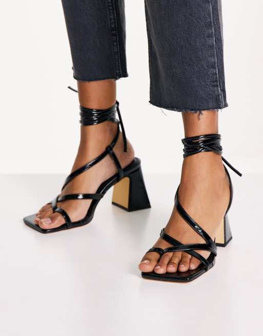 Topshop block 2025 heel sandals