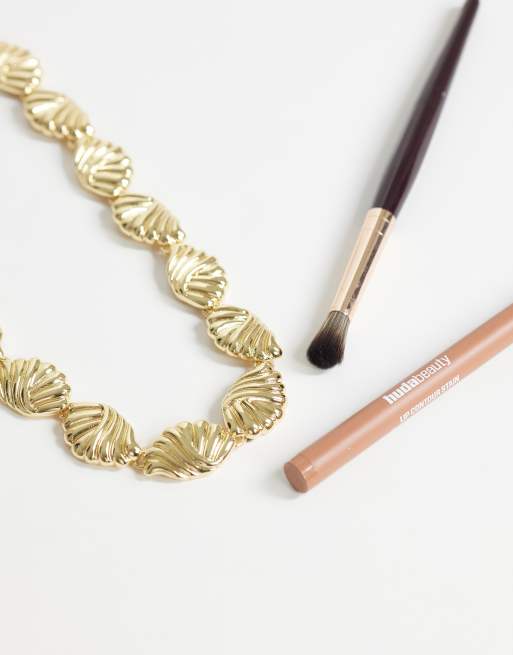 Topshop Naleigh swirl necklace in gold, 2 of 4