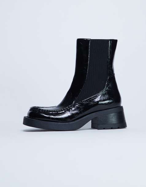 Topshop - Narla - Bottines Chelsea à bout pointu - Noir - view 1