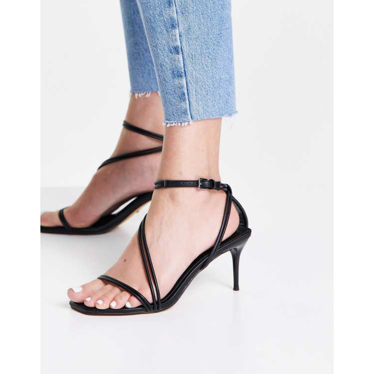 Topshop black strappy on sale sandals