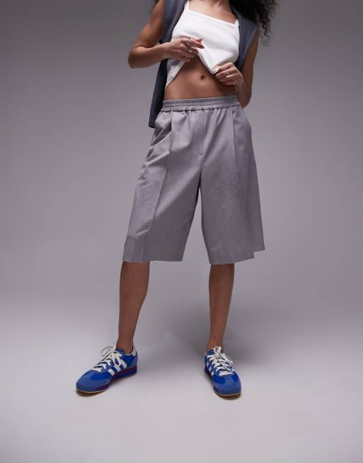 Topshop - Nette joggingbroek met lange pasvorm in grijs