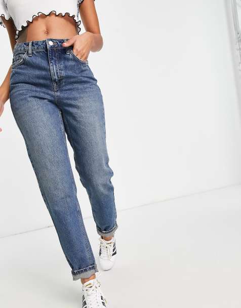 Topshop – Niebieskie jeansy mom - view 1