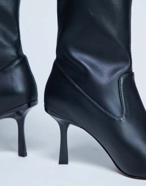 Topshop - Noah - Laarzen met puntige neus in zwart, 2 van 4