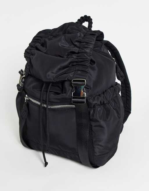 Topshop black rucksack new arrivals