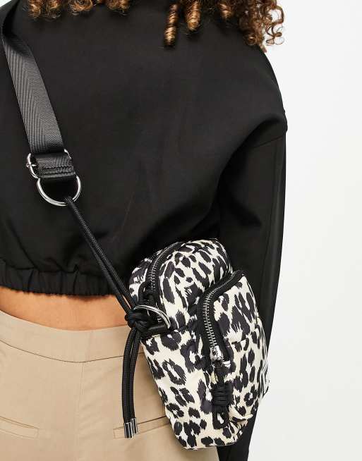 Leopard print bum store bag topshop