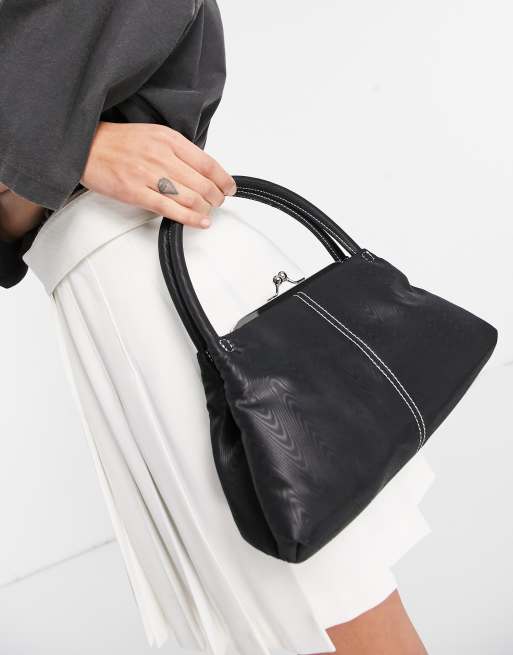 Nylon Grab bag in Black ASOS