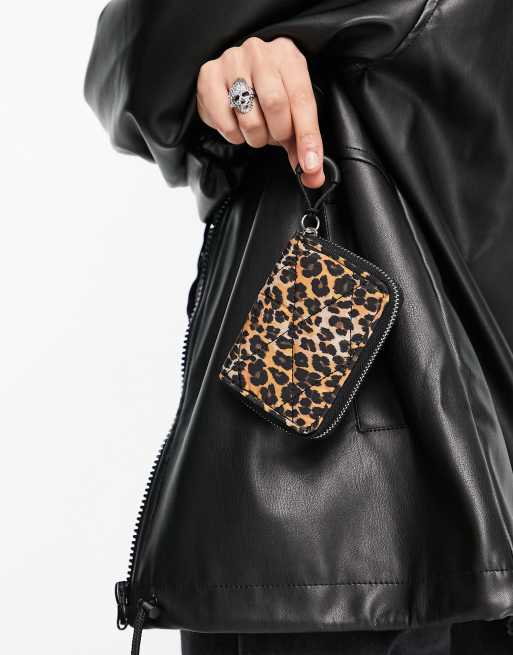 Leopard print best sale clutch bag asos